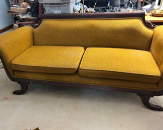 Gold settee