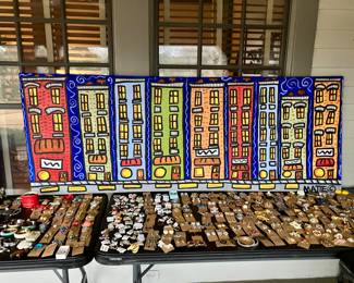 Matte Stephens cityscape painting