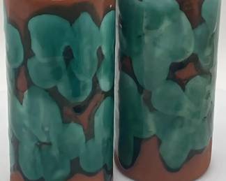 Set of 2 Mexican Folk Art handmade Tumblers