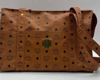 Vintage MCM Visetos Coated Canvas Handbag