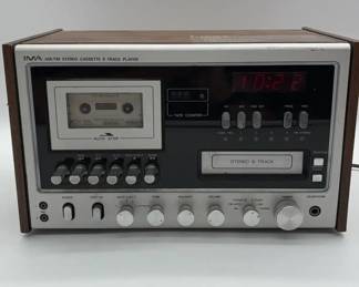 Vintage IMA Cassette and 8track digital entertainment system AS IS.