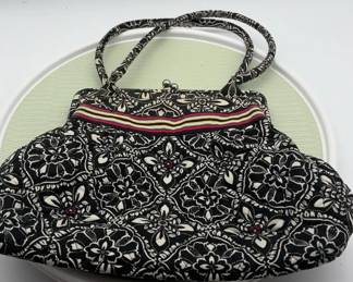 Vera Bradly Purse Kiss Lock Shoulder Bag
