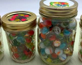 Vintage Glass Marbles Assortment