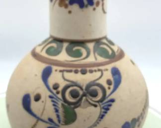 Hand Painted Tonal Jalisco pottery Jug with cup