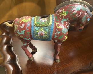 Cloisonné horse