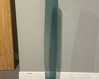Fab tall green glass vase