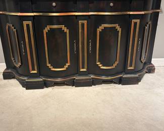 Attractive painted black cabinet
