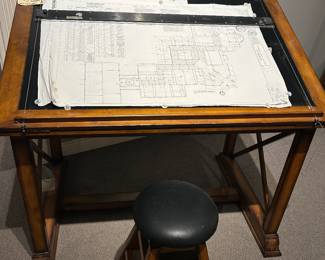 One of three drafting tables in sale