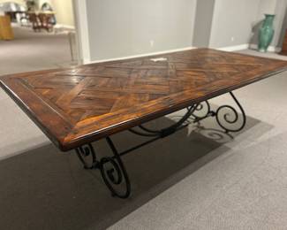 Terrific Theodore Alexander manufacturer- Spanish farmhouse dining table made from reclaimed oak👍