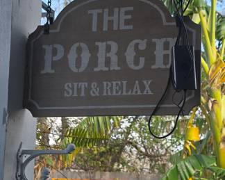 "The Porch" Hanging Sign