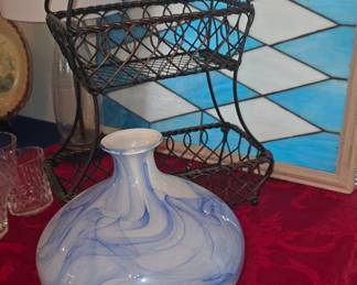 Vase - Basket - Stain Glass