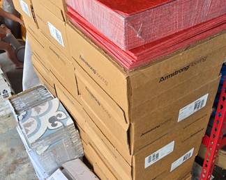 24 Boxes of Red Tile