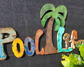Pool Life Outdoor Sign