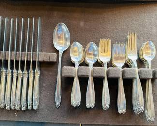 Sterling silverware. Prelude pattern. 