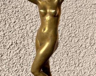 Art nouveau bronze signed LeMaire C.1900