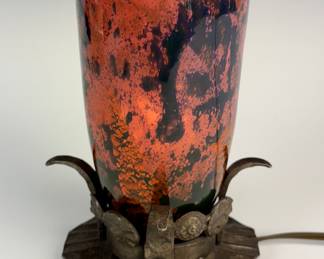 Signed Daum Nancy Boudoir lamp