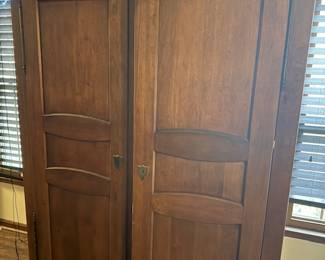 Giant solid wood armoire
