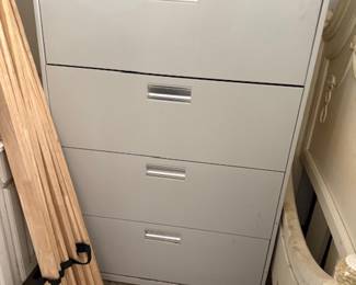 Heavy duty Hon lateral file cabinet