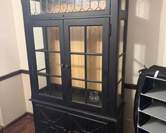 Stunning glass display cabinet