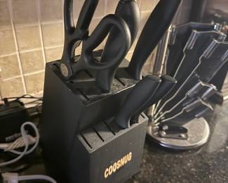 Knife block and knives
