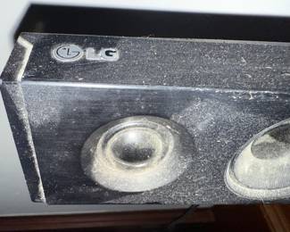 LG center speaker and subwoofer
