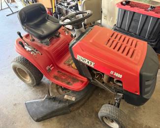 Lawn tractor ready for a battery and tuneup