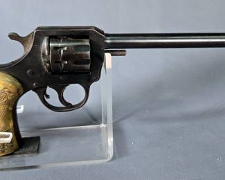 Harrington & Richardson 922 .22 Cal 9 Shot Revolver SN# P54993, In S&W Leather Holster 