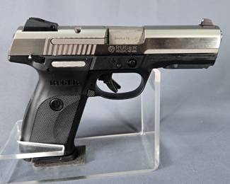 Ruger SR9 9mm x 19 Pistol SN# 331-31097, 2 Total Mags, Speed Loader, Paperwork, In Hard Case 
