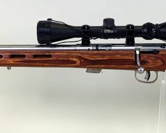 Savage Arms Canada/ Savage Arms Mark II .22 LR Bolt Action Rifle SN# 1832925, Left Handed, Tasco Pronghorn 3-9x Scope 