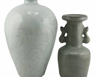 Longquan and Qingbai Vases