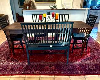 Table 82 X 38
Bench 38 X 18 1/2