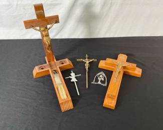 Wooden Crucifix & More