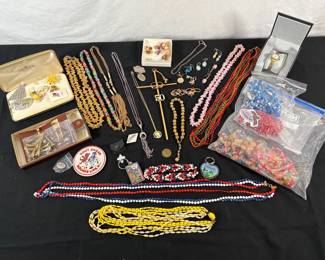 Timex Watch & Costume Jewelry