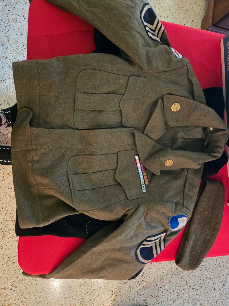 WW2 Army Uniform and caps.