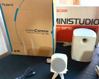 Roland Sound Canvas SC-155
Tascam Mini-Studio PortaOne 4 Track Cassette Recorder