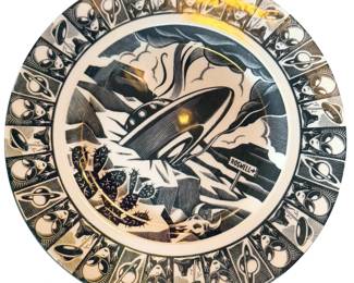 Decorative Roswell plate