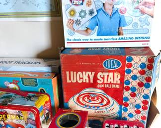 Vintage toys + games