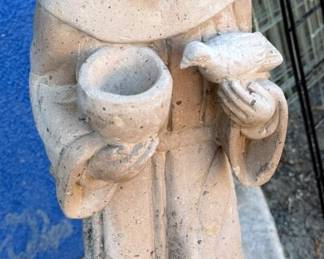 St Francis yard statue