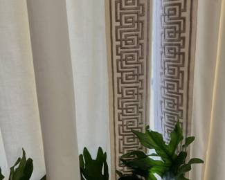 drapery trim close up