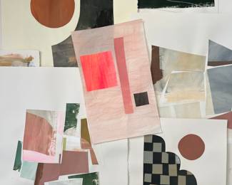 collages on paper