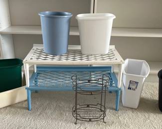 PPM054 Plastic Trash Bins, Stackable Shelving & More!