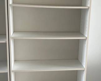 PPM052 Tall White Pressed Wood Book Shelf 