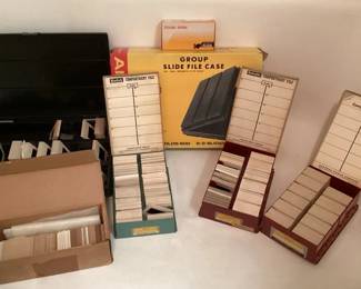 PPM100 Various Vintage Slides & Cases