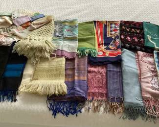 PPM009 Vintage Scarves, Handkerchiefs & More!