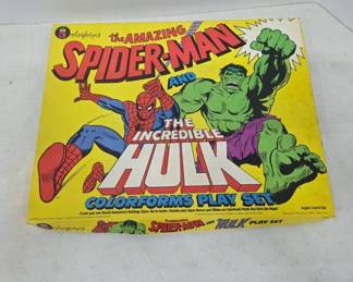 Spider-Man and Hulk Colorforms Play Set