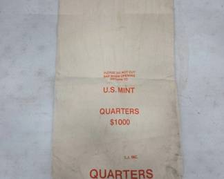 U.S. Mint Canvas Quarter Bag