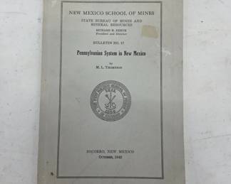 New Mexico School of Mines Bulletin 1922