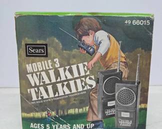 Sears Mobile 3 Walkie Talkies in Box