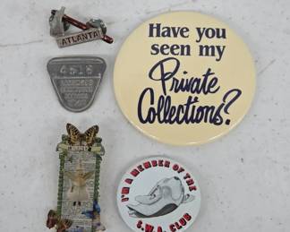 Atlanta Braves, Indiana Chauffeur Pins and More