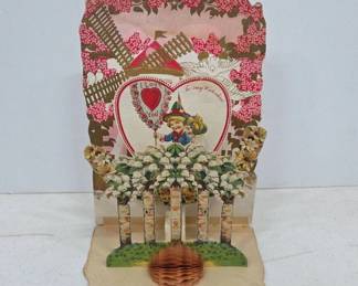 Vintage Pop-Up Valentine Card